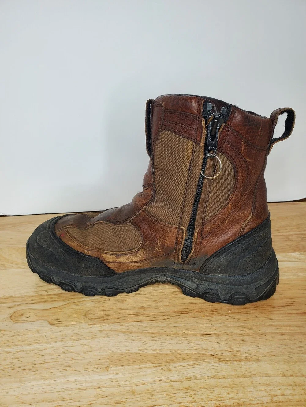 Irish Setter Red Wing Snow Ridge Winter Boots Mens Size 11 EE Brown Side Zip